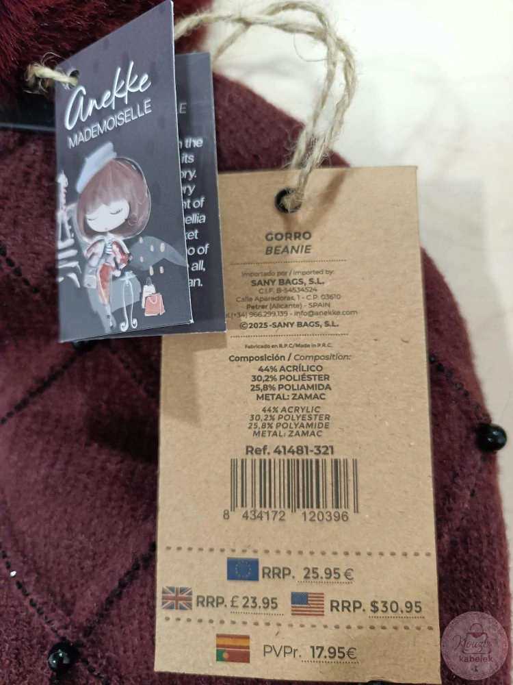 Čepice "Anekke Mademoseille Knitted Beanie"