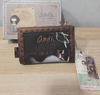 Peněženka "Anekke Nature Shodo Brown Flexible RFID Wallet"